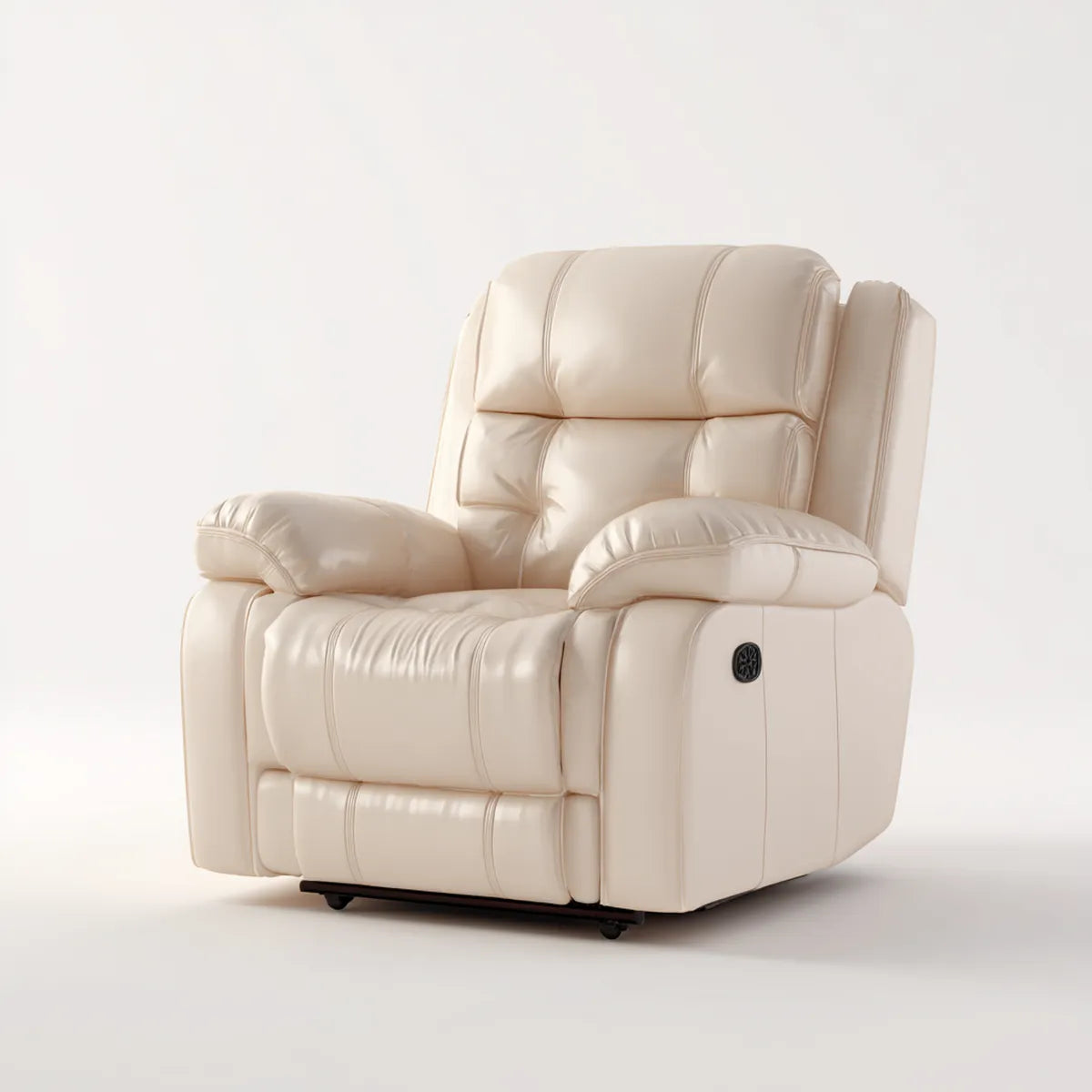 Elektrischer Relaxsessel Cremeweiß 95 x 98 x 105 cm PU-Kunstleder Rechteckig