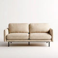 2-Sitzer Sofa Beige 180 x 85 x 82 cm Polyester-Mikrofaser Rechteckig
